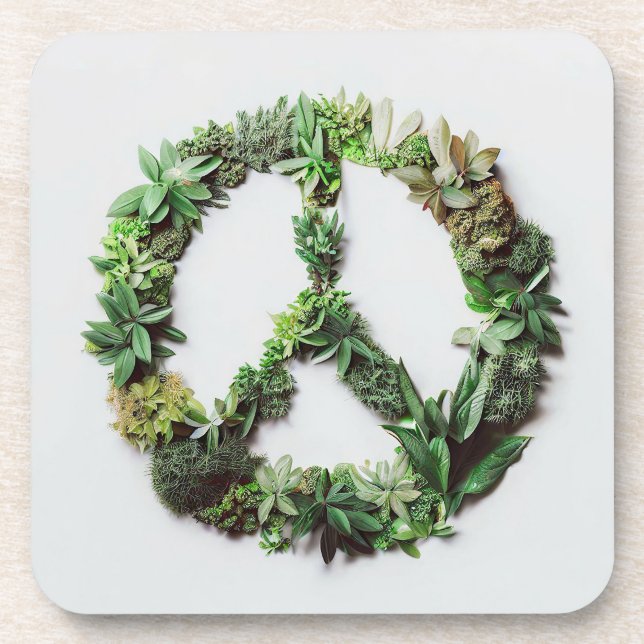 Green Peace Coaster (Front)