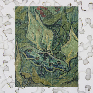 Green Peacock (Emperor) Moth by Vincent van Gogh Jigsaw Puzzle