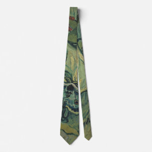 Green Peacock (Emperor) Moth by Vincent van Gogh Tie