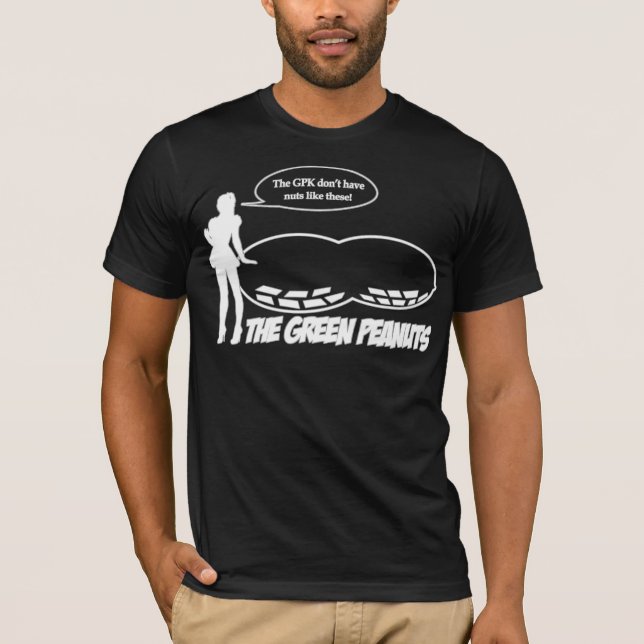 GREEN PEANUTS zac T-Shirt (Front)
