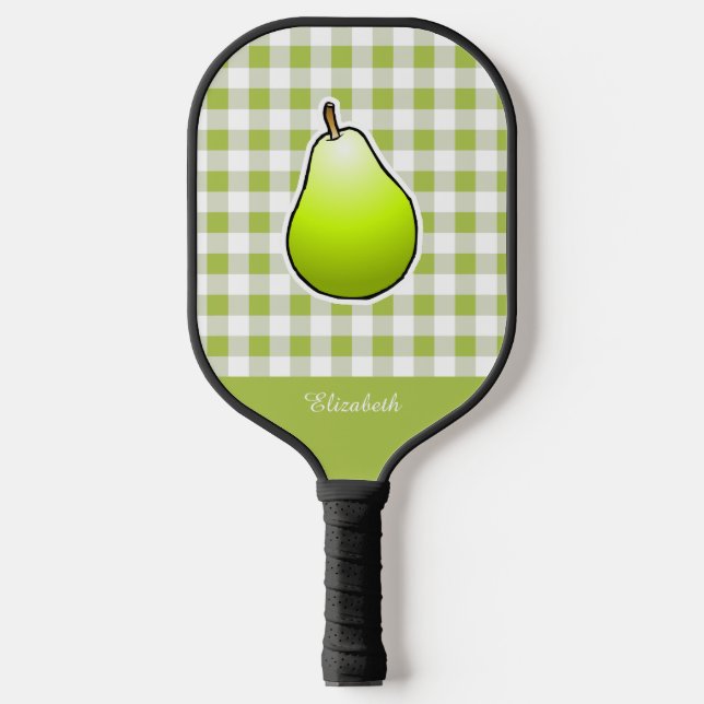 Green Pear Pickleball Paddle (Front)