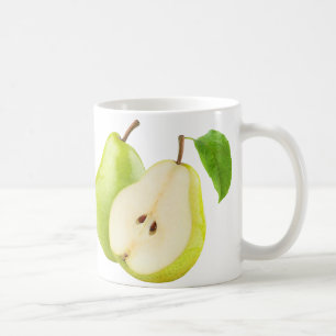 Green pears coffee mug