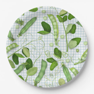 Green Peas Paper Plates