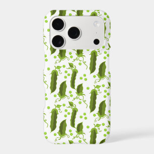 Green Peas Plants Leaves Round Vegetable Foods