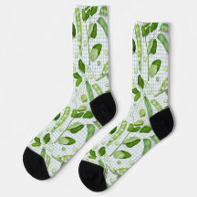 Green Peas Socks