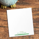 Green Pen Doodle | A note From | Teacher Notepad<br><div class="desc">This simple personalized notepad with a green doodle felt pen will make a perfect gift for teachers . Text and name can easily be changed with the provided template . Look at the collection below to find one with a different colour . 
© ArianeC Illustrations-All rights reserved</div>