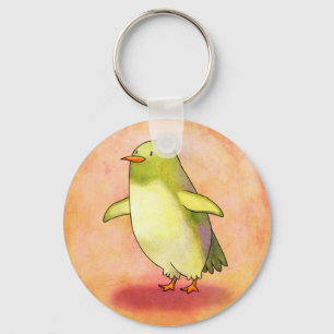 Green Penguin Keychain