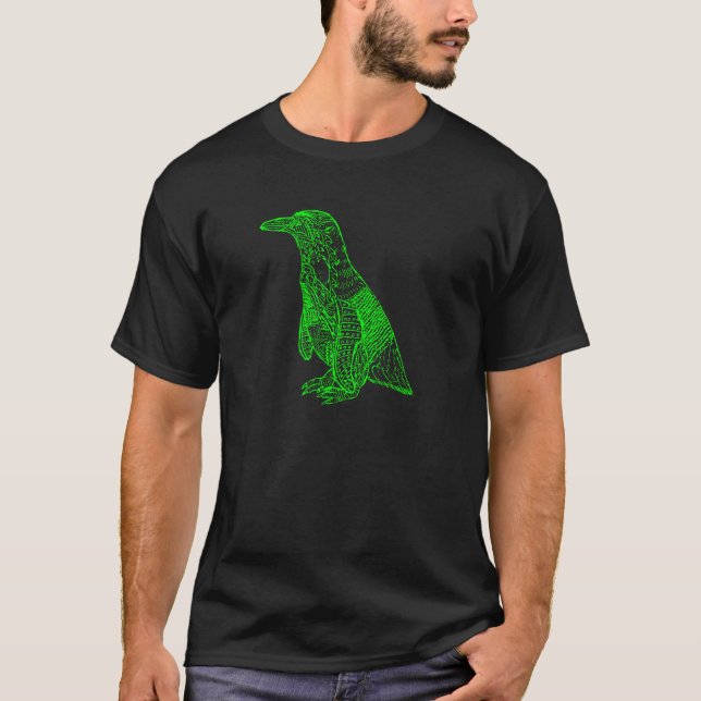 Green Penguin T-Shirt (Front)