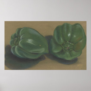 Green Peppers Poster