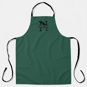 Green Personalized Monogram Apron