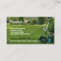 Green Pet Waste Removal Pooper Scooper Service