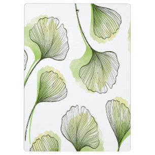Green petals clipboard