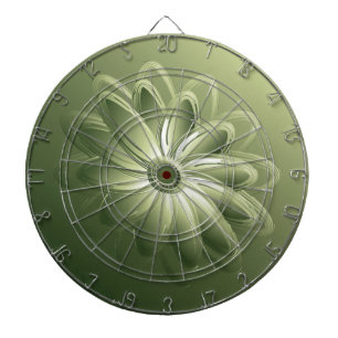 green petals dartboard