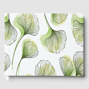 Green petals guest book
