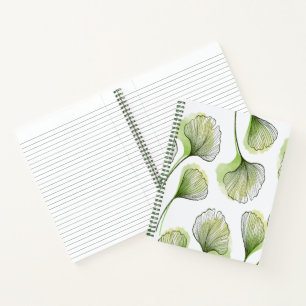 Green petals notebook
