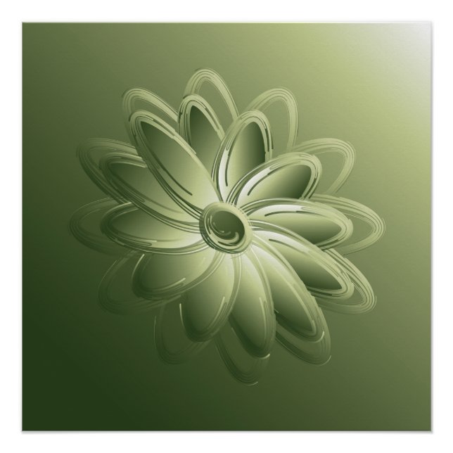 green petals poster (Front)