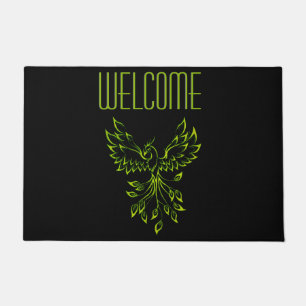 Green Phoenix  Doormat