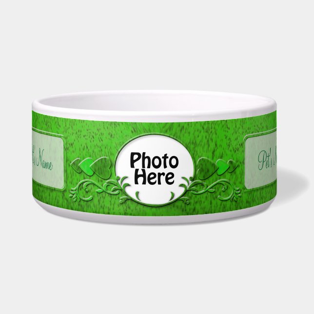 Green Photo and Name Earthen Fancy Pottery (Front)