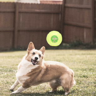 Green Pickles on Soft Pink Background Tennis Balls