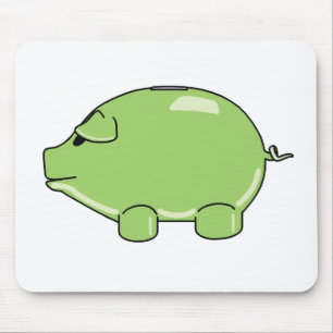 Green Pig Mousepad