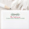 Green Pine Bough Return Address Labels