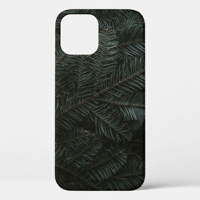 Green pine tree leaves Case-Mate iPhone case (Back)