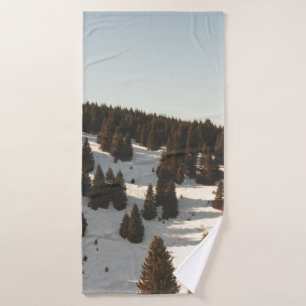 GREEN PINE TREES BATH TOWEL