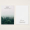 Green Pine Trees Earring Jewellery Display Card