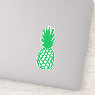 Green Pineapple Design Sticker