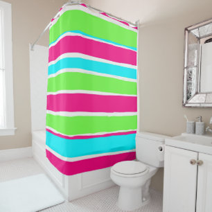 Green Pink Blue Stripes