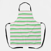 Green Pink Horizontal Stripe Pattern