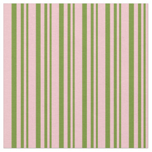 Green & Pink Striped/Lined Pattern Fabric