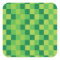 Green Pixel Stickers - Personalize with your text