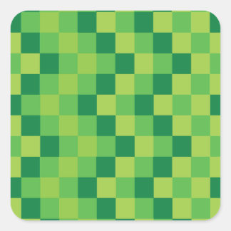 Green Pixel Stickers - Personalize with your text