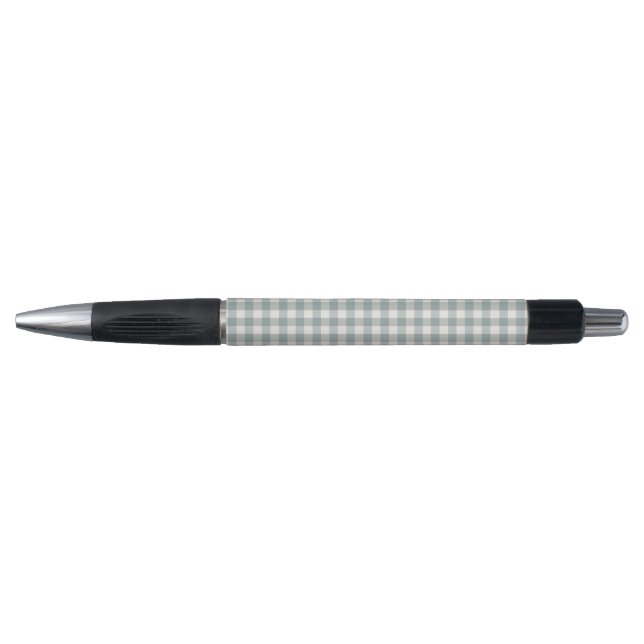 Green Plaid Gingham Country Farmhouse Simple  Pen (Front)