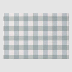 Green Plaid Gingham Country Farmhouse Simple Tissue Paper