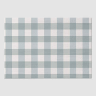 Green Plaid Gingham Country Farmhouse Simple Tissue Paper