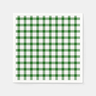 Green plaid  napkin