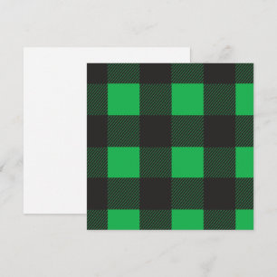 Green plaid pattern