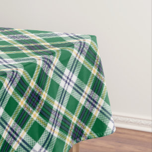 Green Plaid Tartan Tablecloth