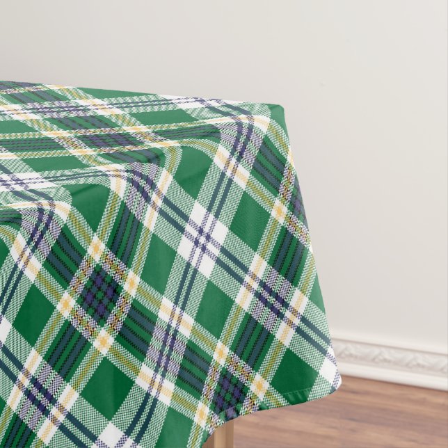 Green Plaid Tartan  Tablecloth (In Situ)