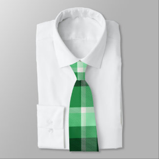 Green Plaid Tie