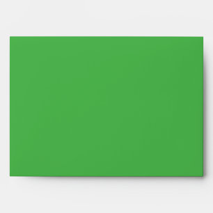 Green plain solid colour St. Patrick's Day Envelope