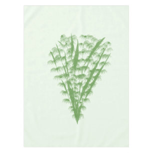 Green plant in the shape of a bouquet. tablecloth