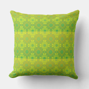Green Plants Throw Pillow