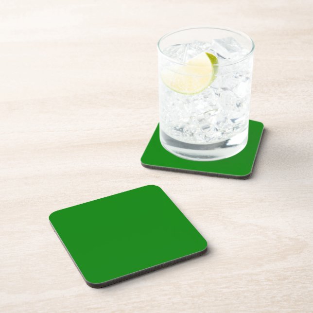 Green Plastic Coaster (Right Side)