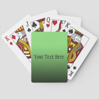 Green Playing Cards