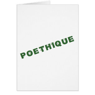 green poéthique