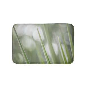 Green pointy Plant Nature Photo Bath Mat