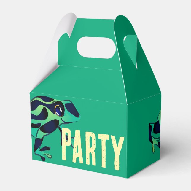 Green Poison Dart Frog Gift Box (Front Side)